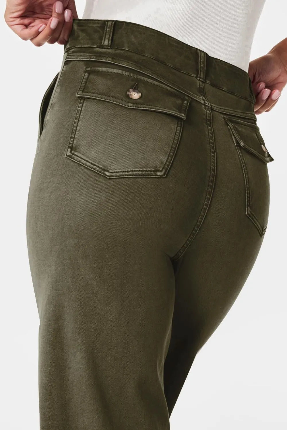 High Waist Jeans with Pockets – Trendsi | ClozArt