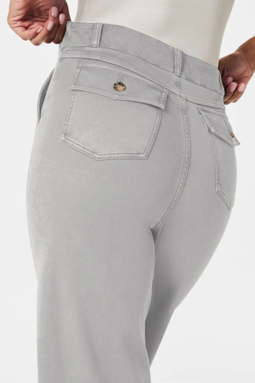 High Waist Jeans with Pockets – Trendsi | ClozArt