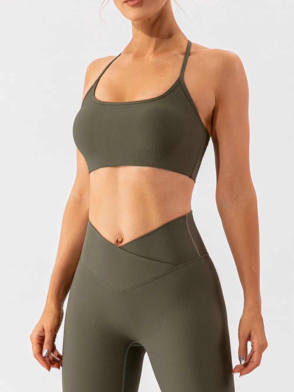 Spaghetti Strap Active Bra – Trendsi | ClozArt