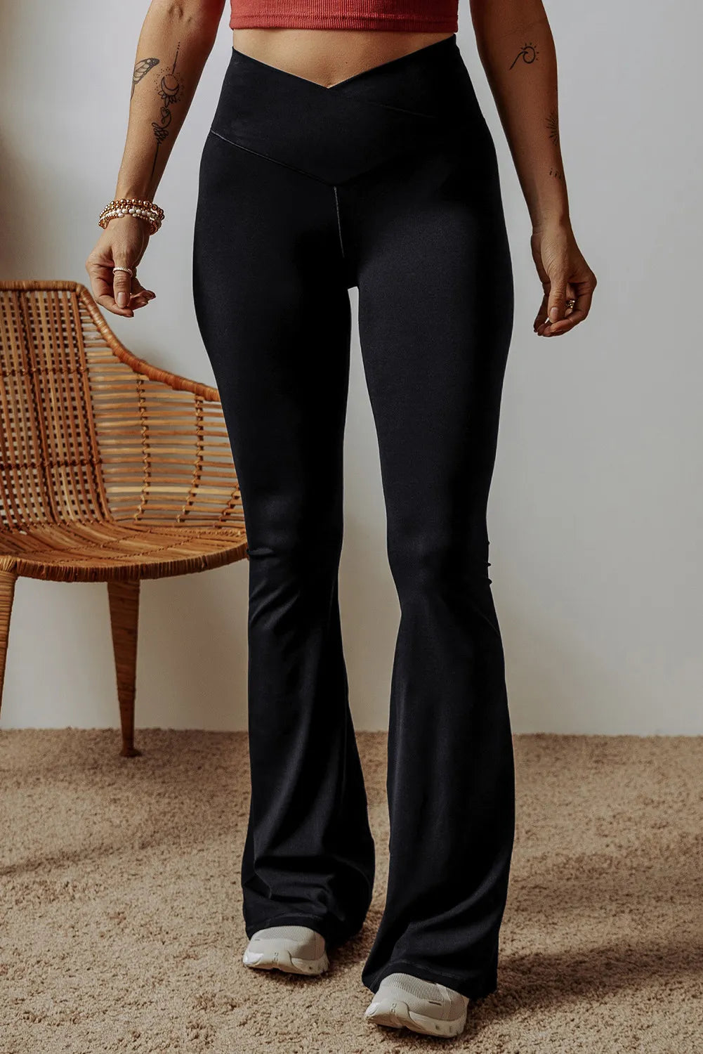 High Waist Bootcut Pants – Trendsi | ClozArt