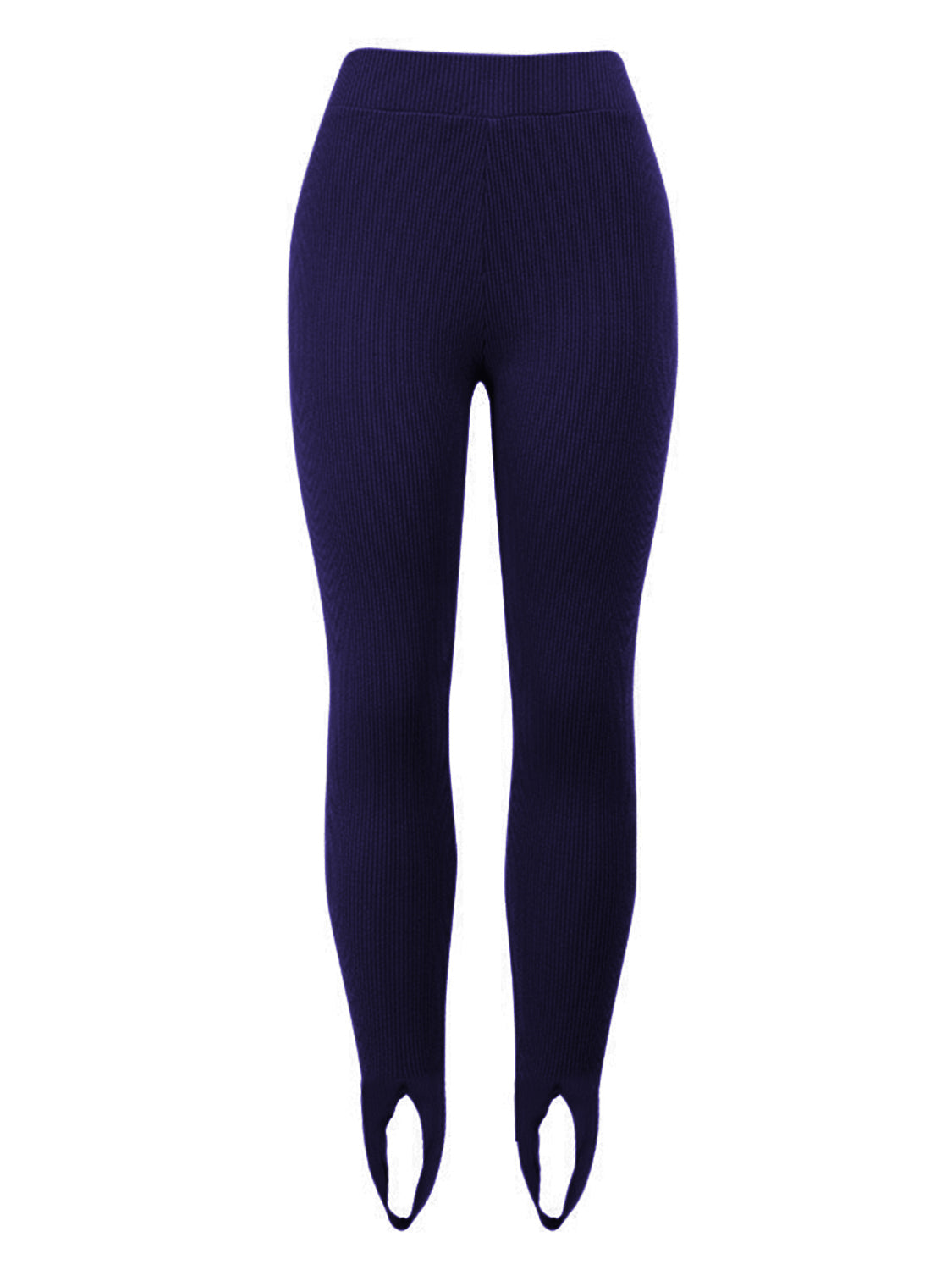 Ribbed Mid Waist Leggings – Trendsi | ClozArt