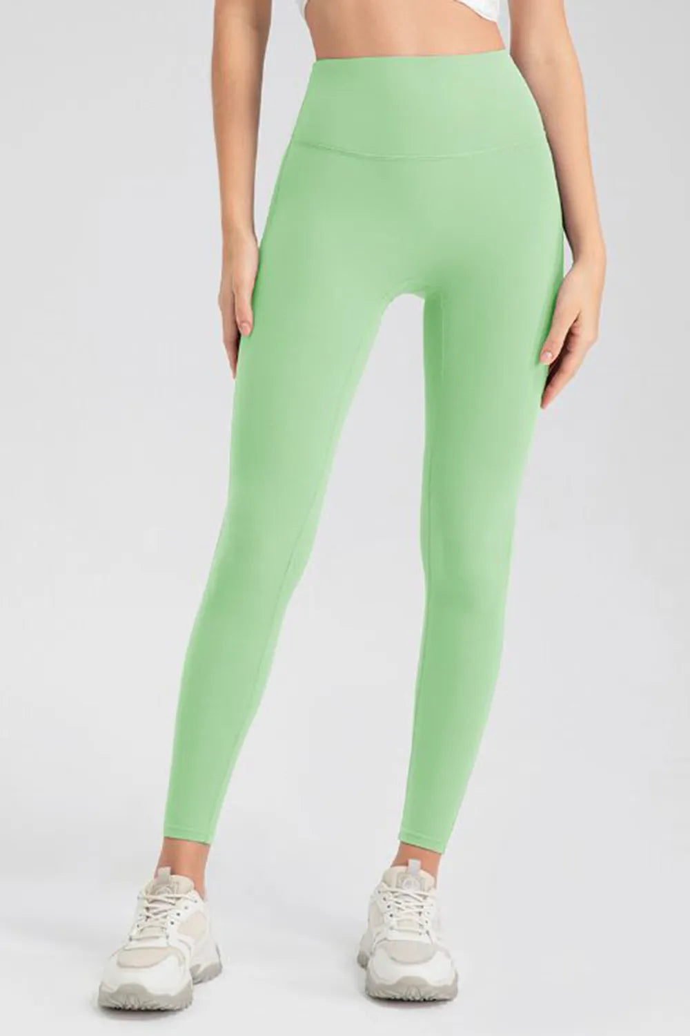 High Waist Skinny Active Pants – Trendsi | ClozArt