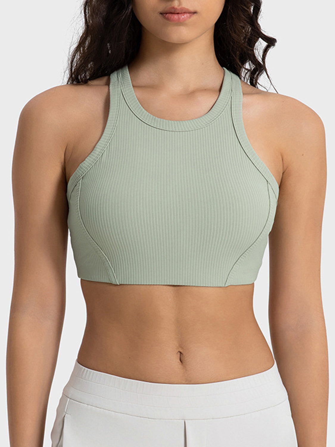 Millennia Wide Strap Cropped Sport Tank – Trendsi | ClozArt