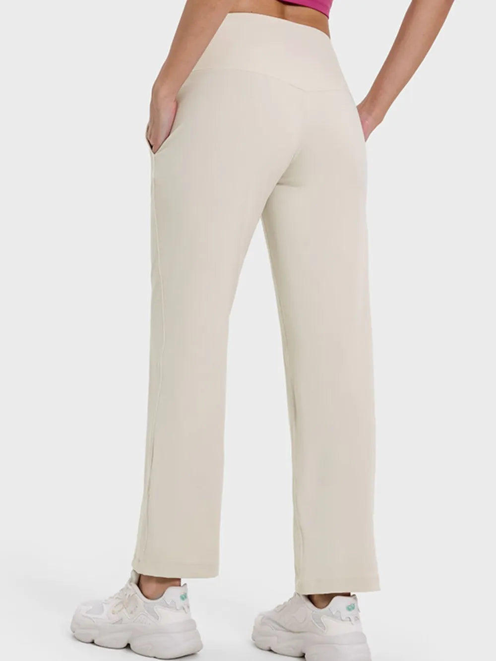 Millennia Pocketed High Waist Active Pants – Trendsi | ClozArt
