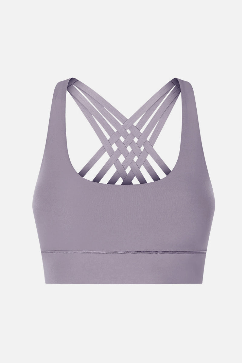 Millennia Eight Strap Sports Bra – Trendsi | ClozArt