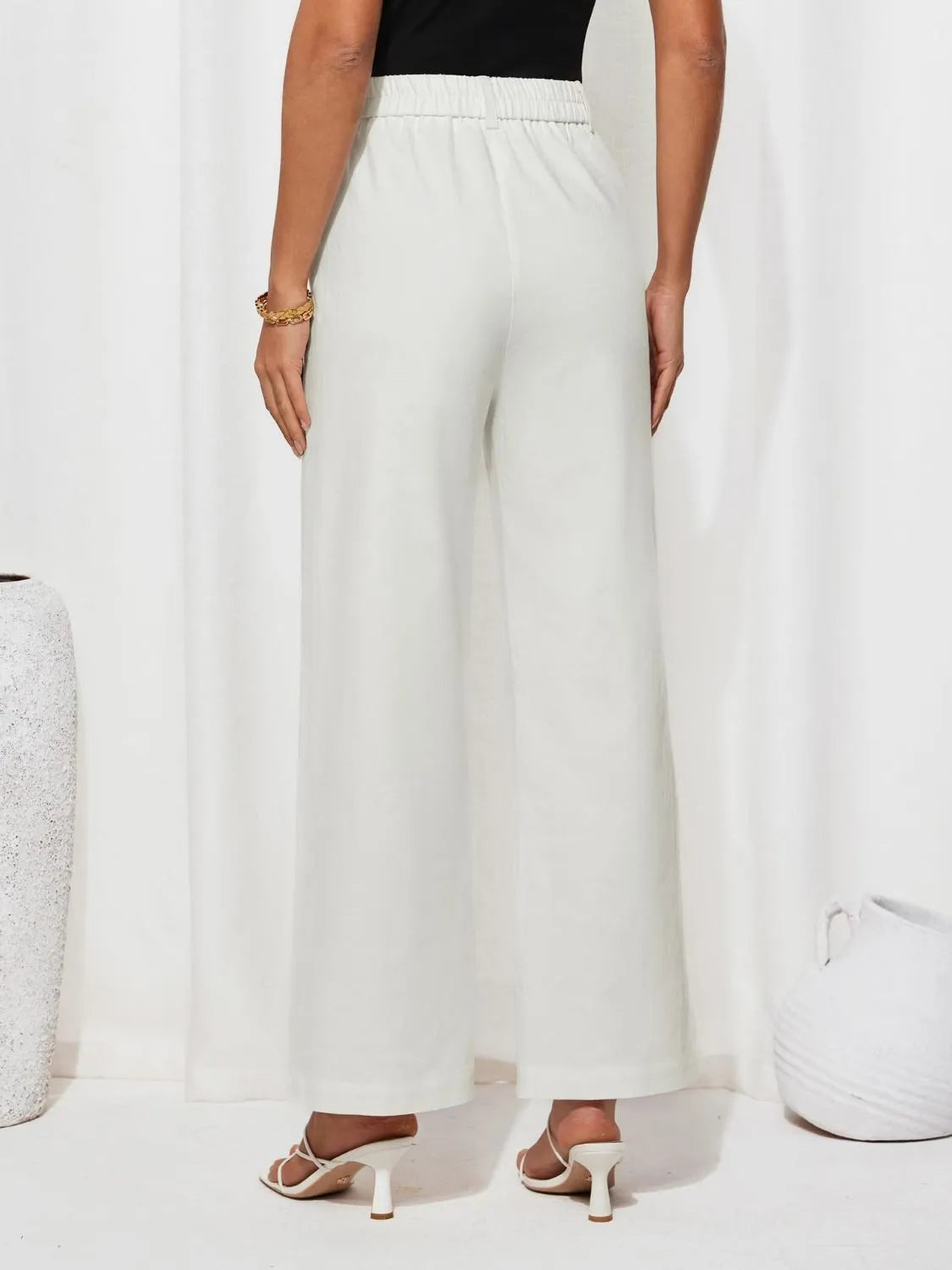 High Waist Wide Leg Pants – Trendsi | ClozArt