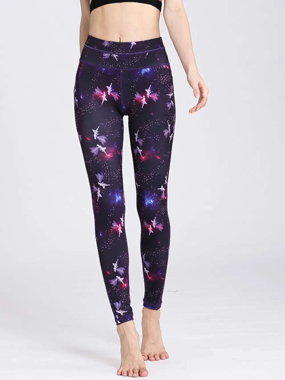 Printed Active High Waist Leggings – Trendsi | ClozArt