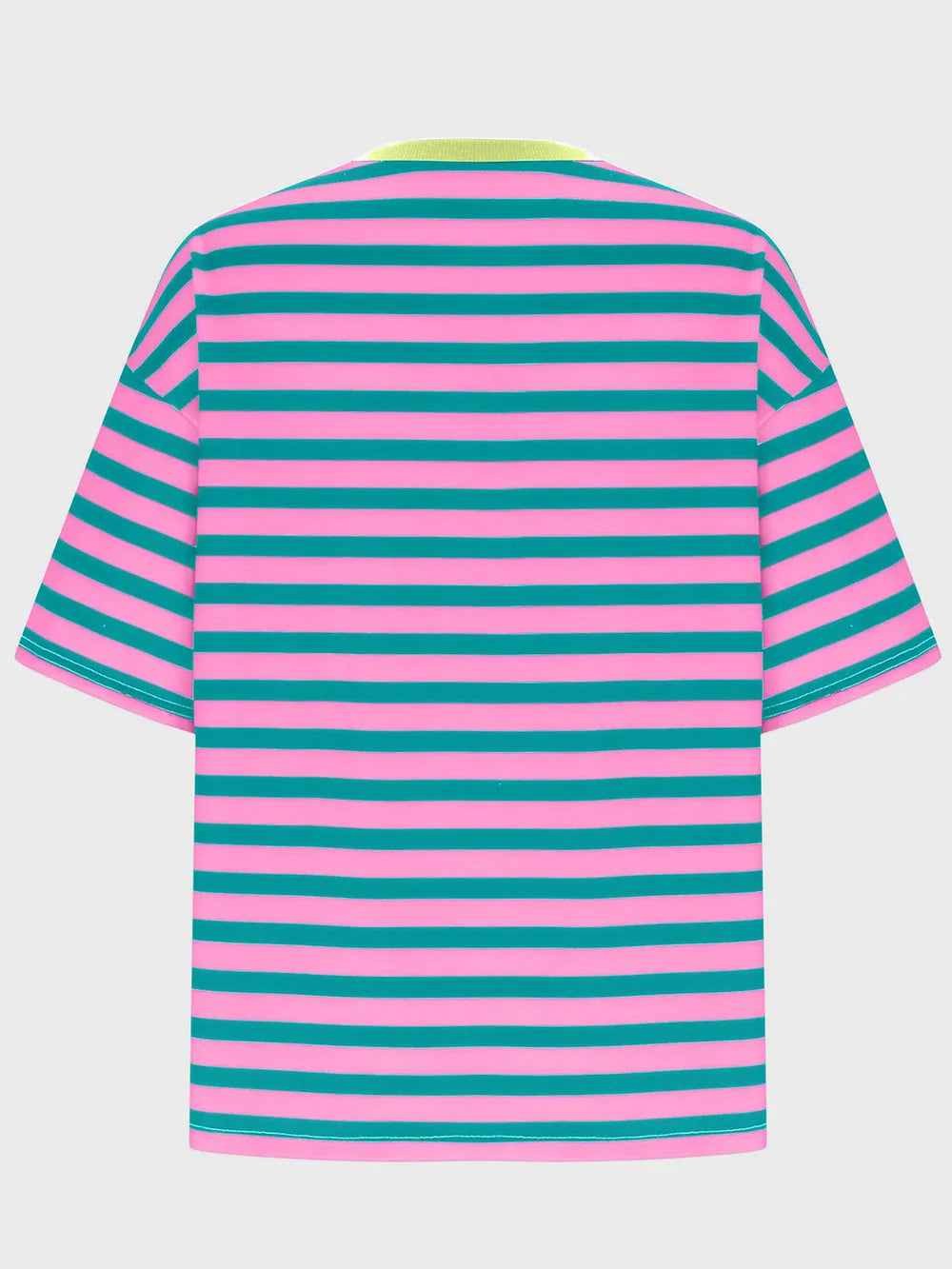 Striped Round Neck Half Sleeve T-Shirt – Trendsi | ClozArt