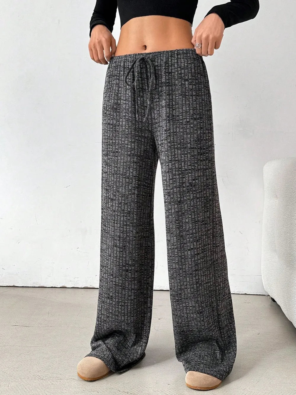 Tied Striped Wide Leg Pants – Trendsi | ClozArt