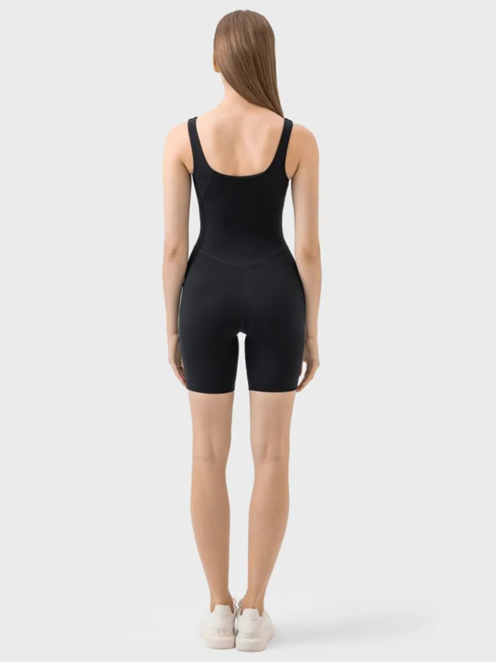 Millennia Wide Strap Active Romper – Trendsi | ClozArt