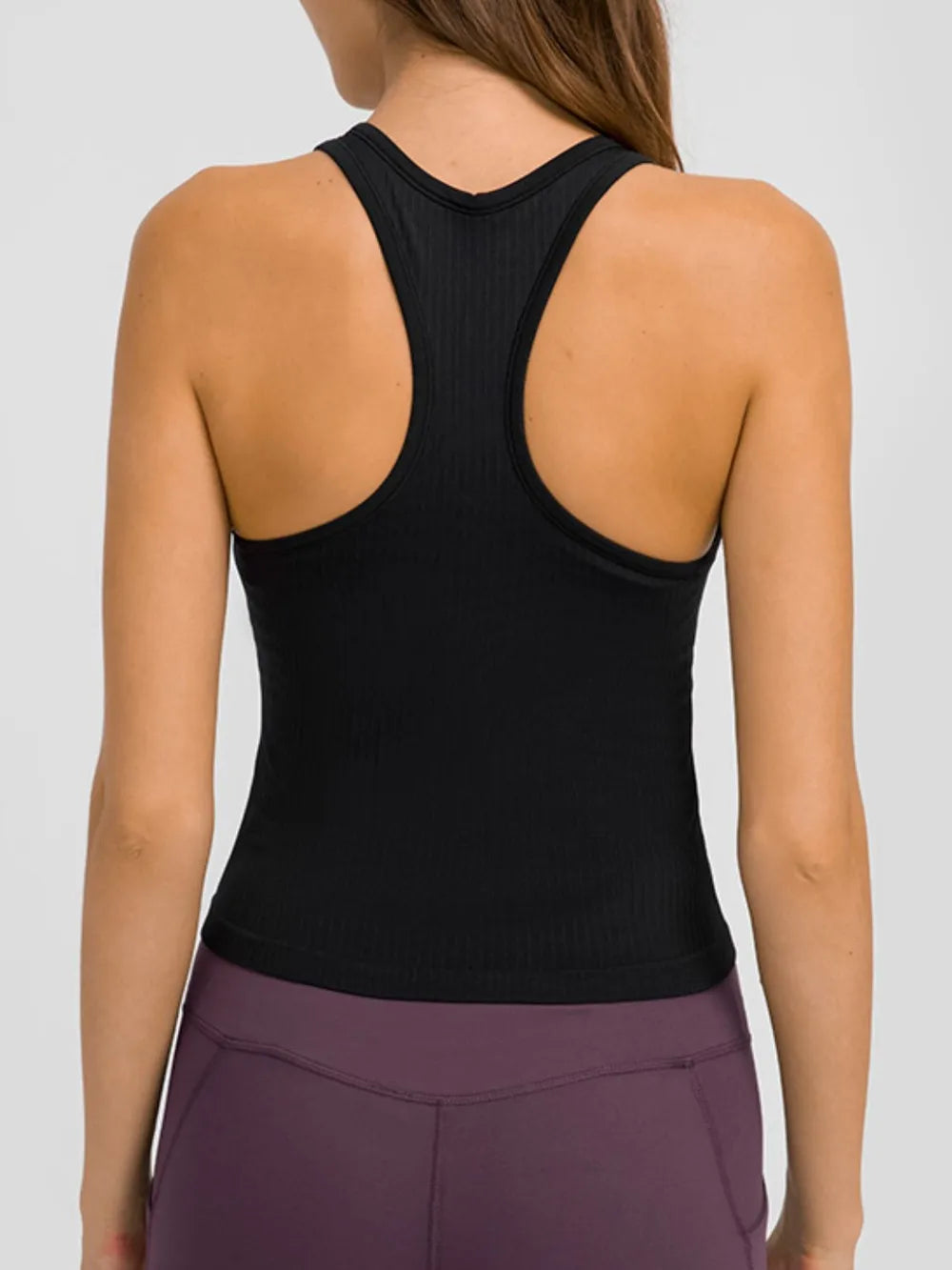Millennia Round Neck Racerback Active Tank – Trendsi | ClozArt