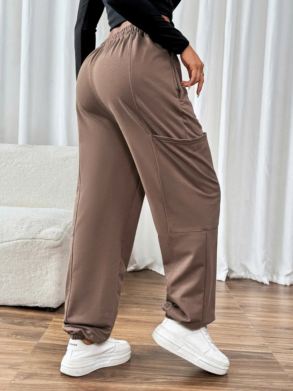 Perfee Tied Joggers with Pockets – Trendsi | ClozArt