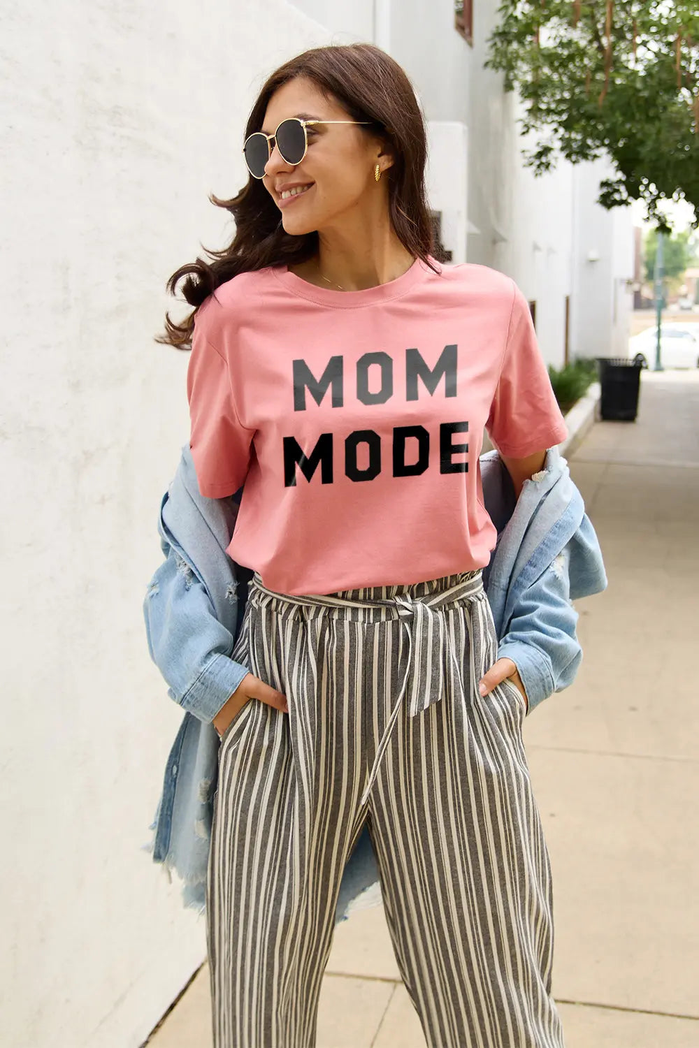 Simply Love Full Size MOM MODE Short Sleeve T-Shirt – Trendsi | ClozArt