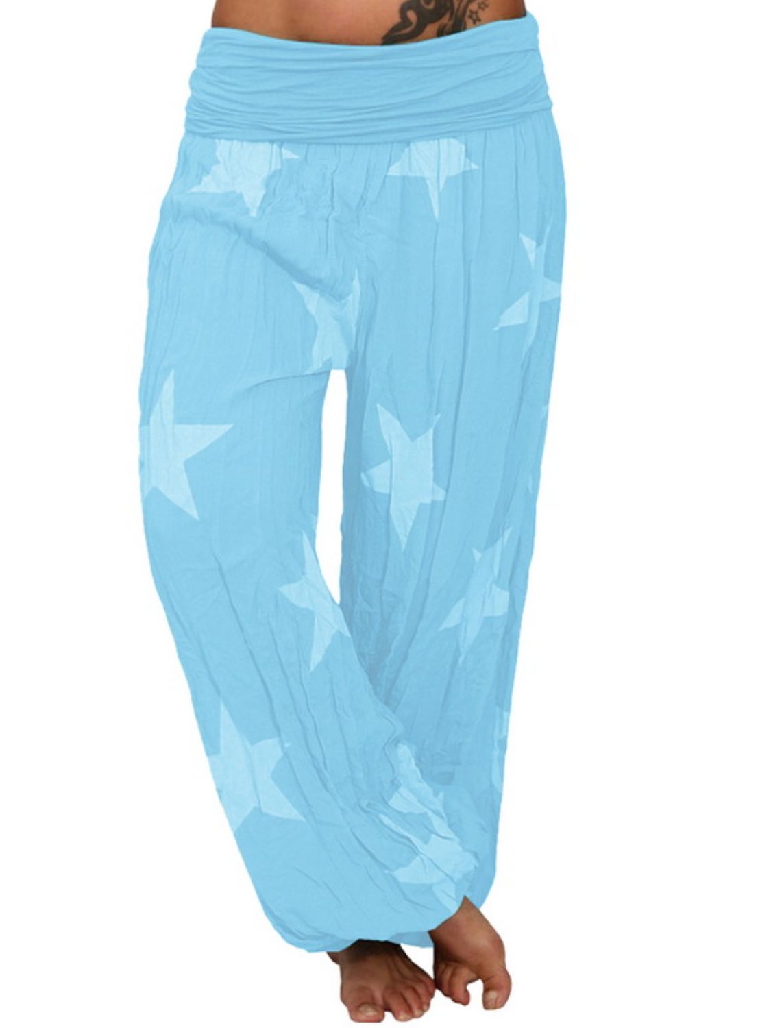 Ivy Lane Full Size Ruched High Waist Printed Pants – Trendsi | ClozArt
