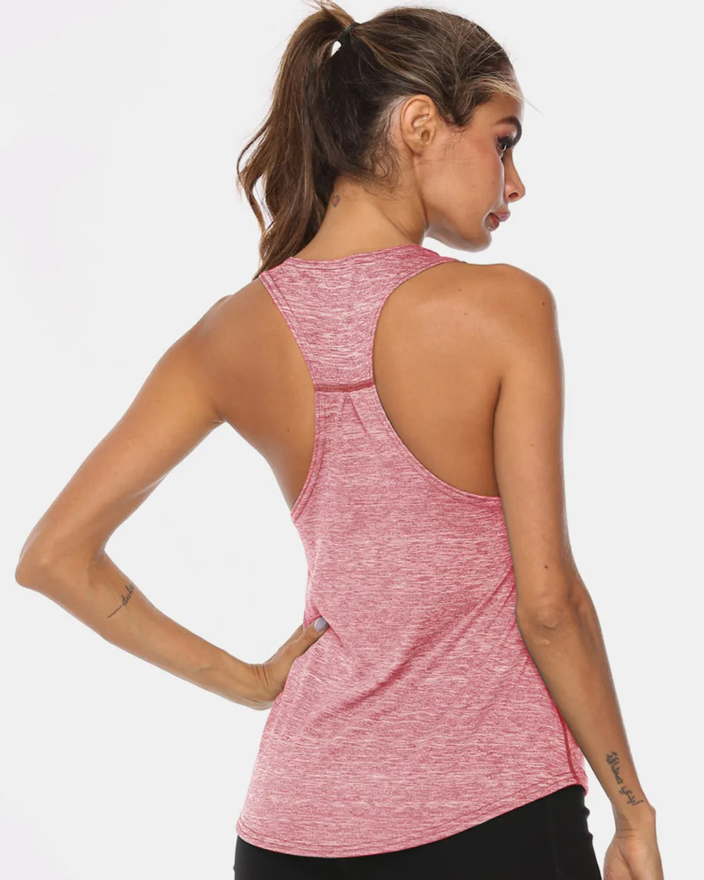Full Size Scoop Neck Wide Strap Active Tank – Trendsi | ClozArt