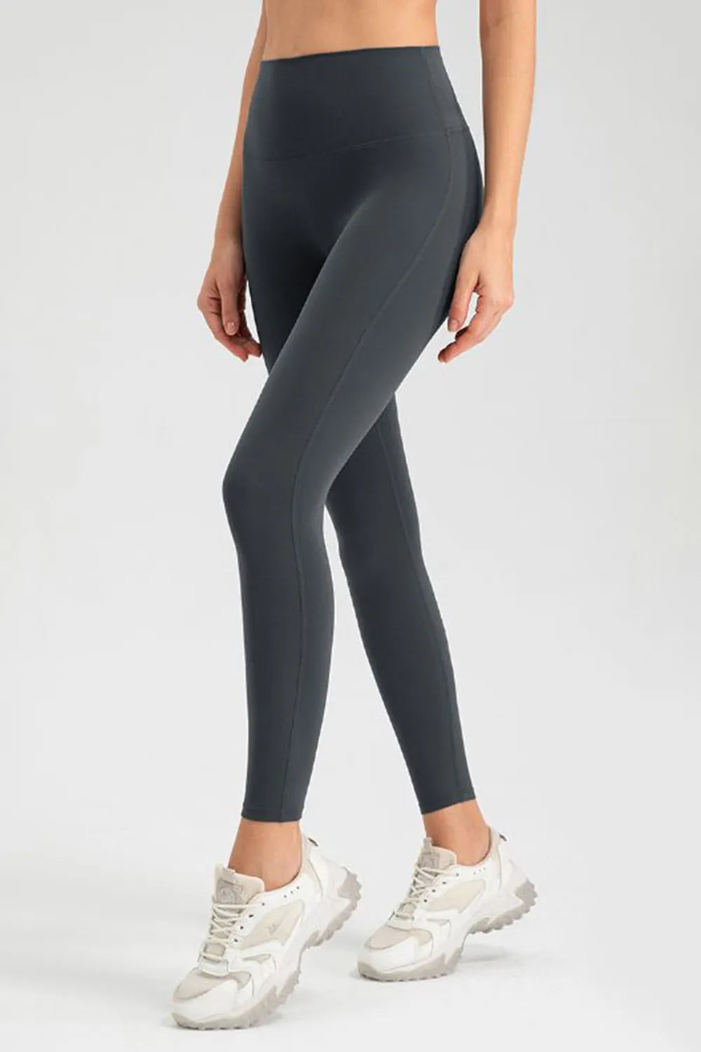 High Waist Skinny Active Pants – Trendsi | ClozArt