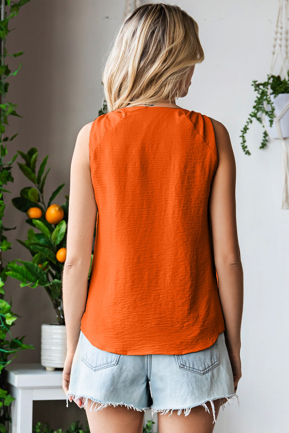 Knot Detail V-Neck Tank – Trendsi | ClozArt