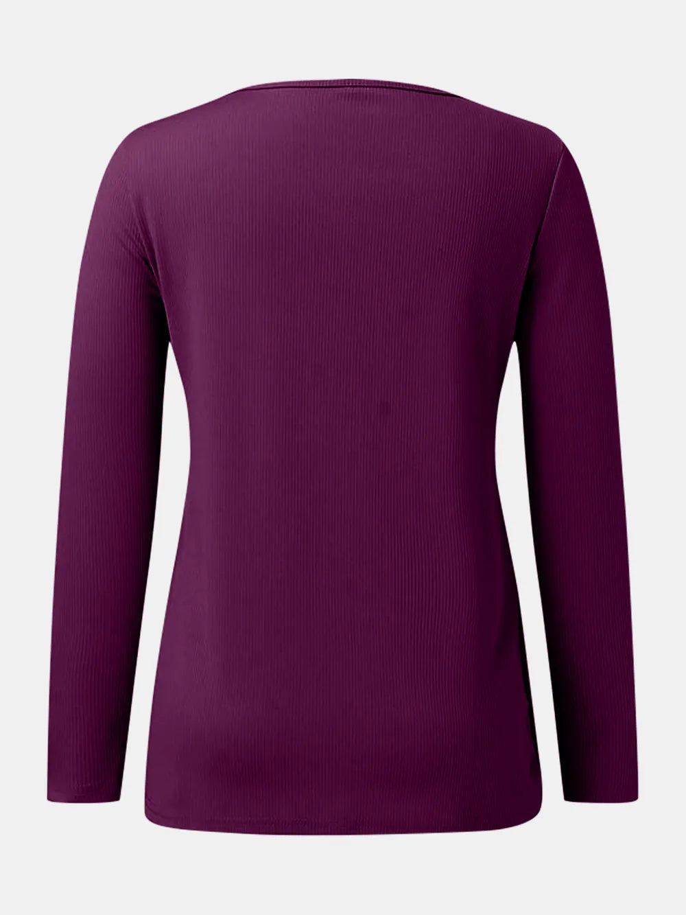 Full Size Scoop Neck Long Sleeve T-Shirt – Trendsi | ClozArt