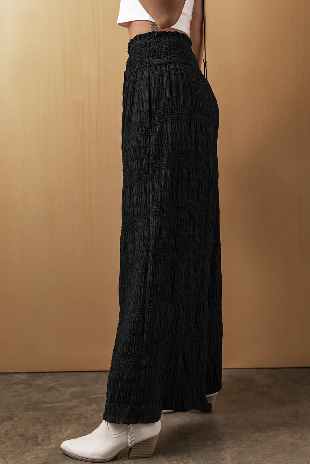 Tied Wide Leg Pants – Trendsi | ClozArt