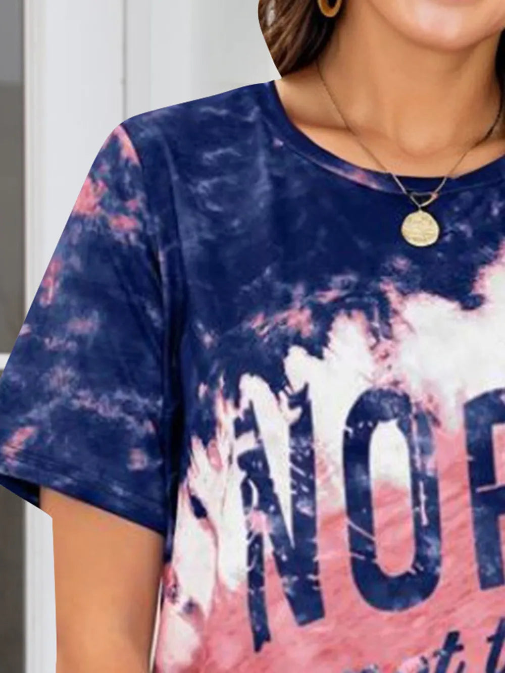 NOPE NOT TODAY Round Neck Short Sleeve T-Shirt – Trendsi | ClozArt
