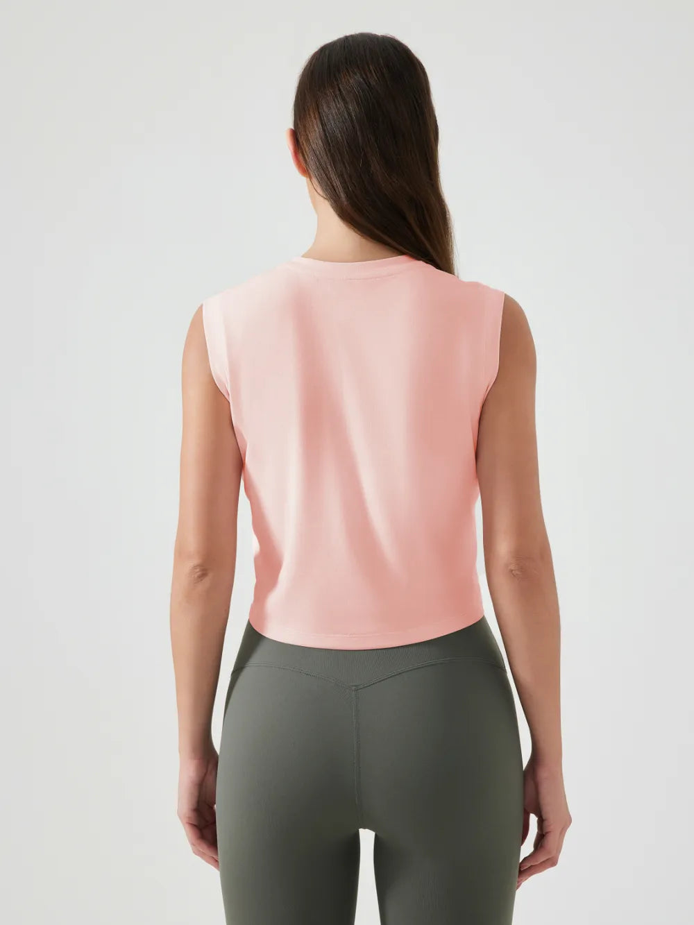 Millennia Round Neck Cropped Active Tank – Trendsi | ClozArt