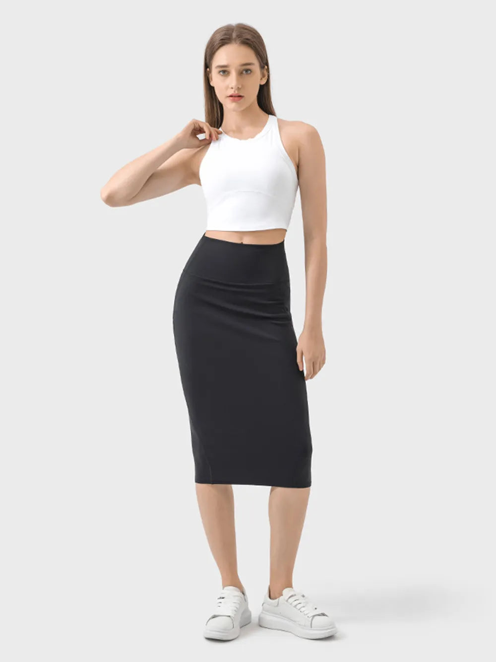 Millennia Slit Wrap Active Skirt – Trendsi | ClozArt