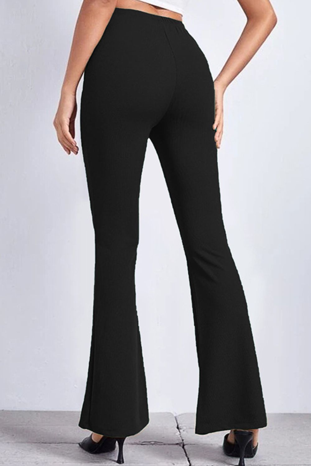 High Rise Flare Pants – Trendsi | ClozArt