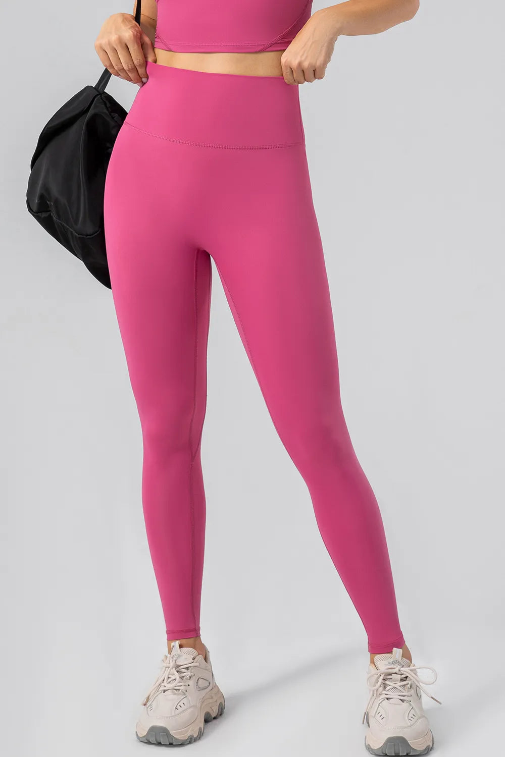 High Waist Wide Waistband Active Leggings – Trendsi | ClozArt