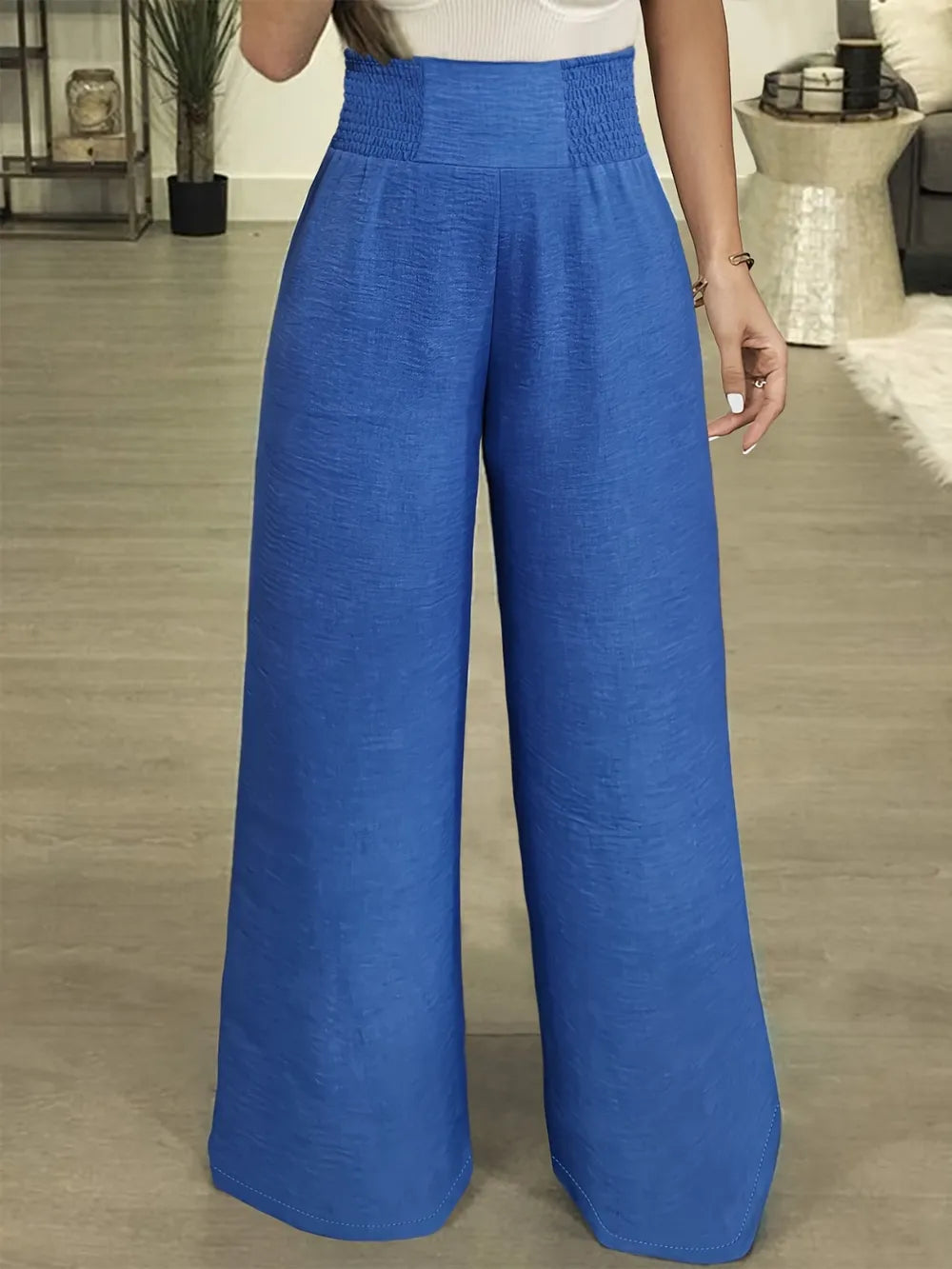 Plus Size High Waist Wide Leg Pants – Trendsi | ClozArt