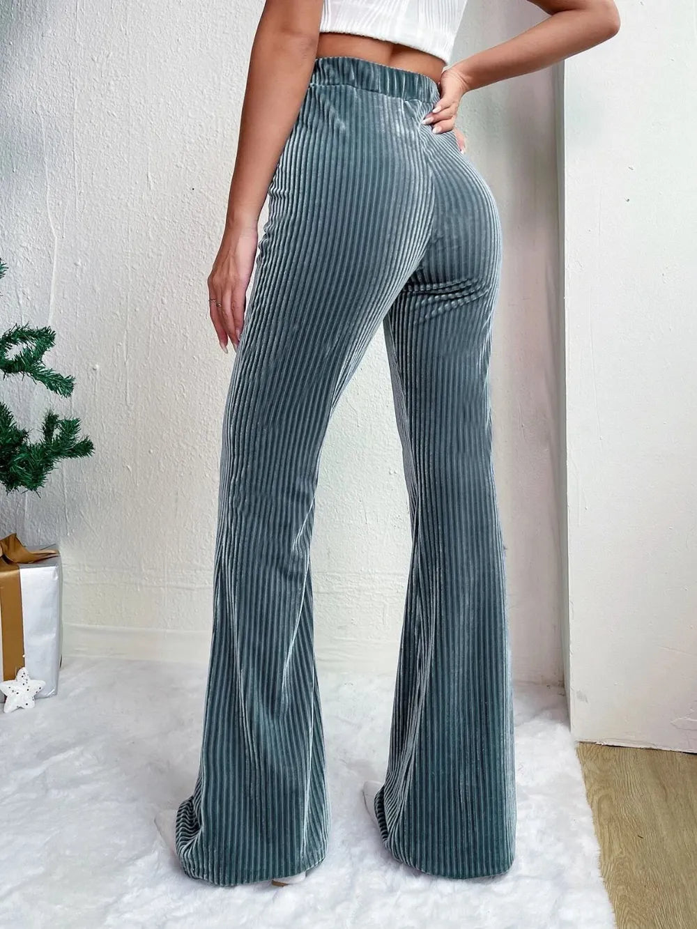 High Waist Flare Pants – Trendsi | ClozArt