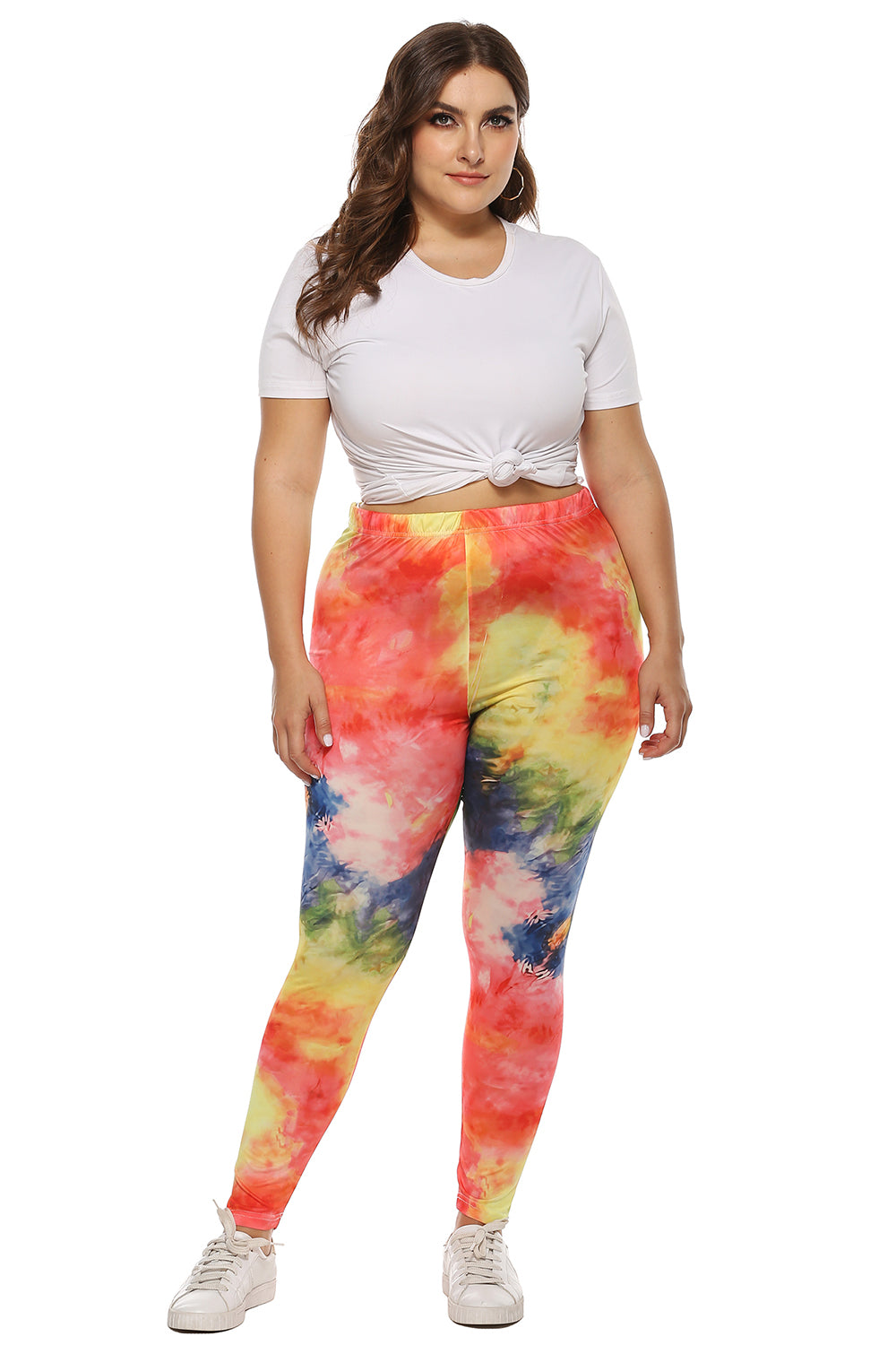 Plus Size Tie Dye Legging – Trendsi | ClozArt