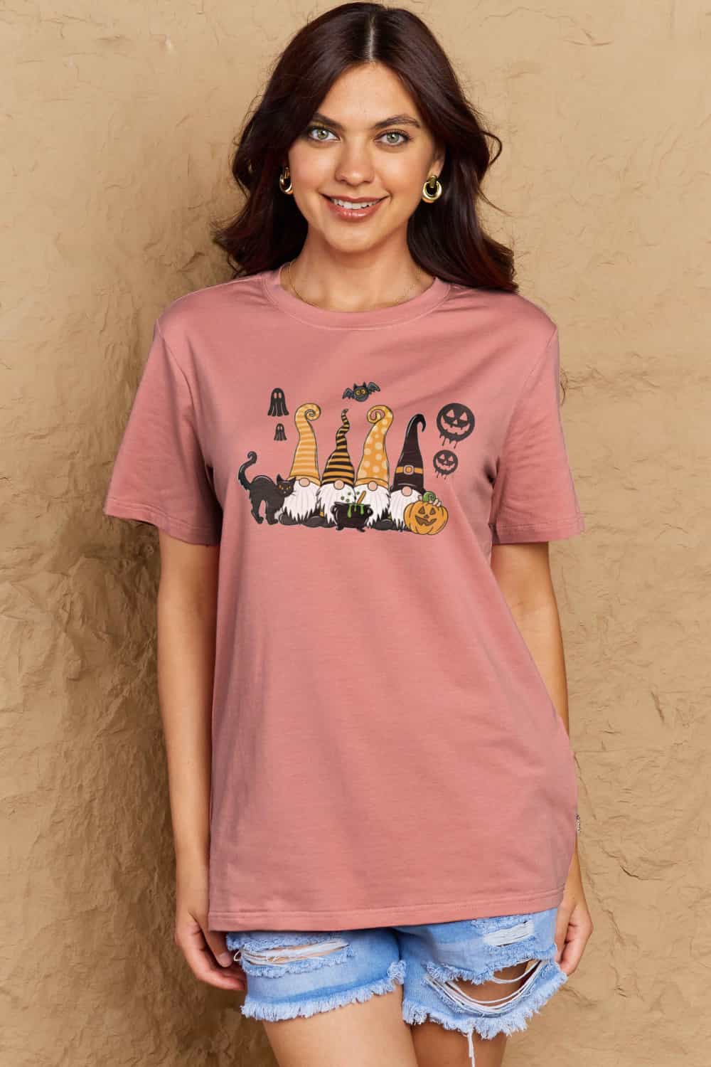 Simply Love Full Size Halloween Theme Graphic Cotton T-Shirt – Trendsi | ClozArt