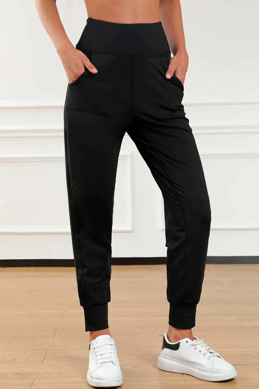 High Waist Joggers with Pockets – Trendsi | ClozArt