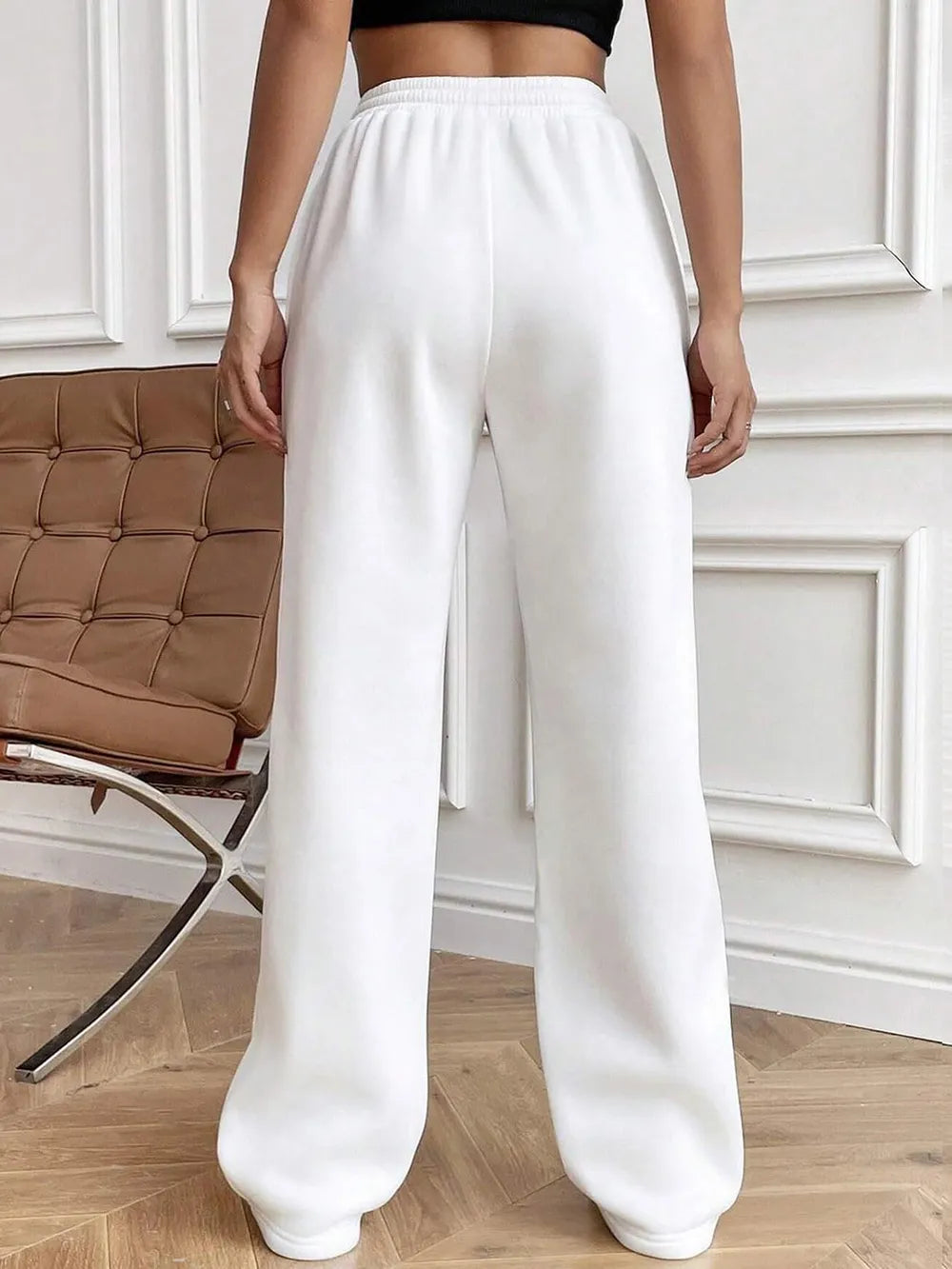 Drawstring Elastic Waist Pants with Pockets – Trendsi | ClozArt