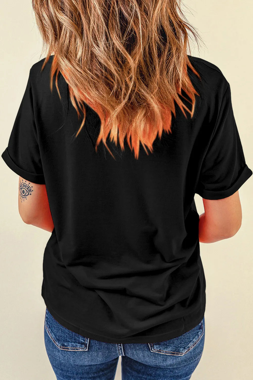 Letter Graphic Round Neck Short Sleeve T-Shirt – Trendsi | ClozArt