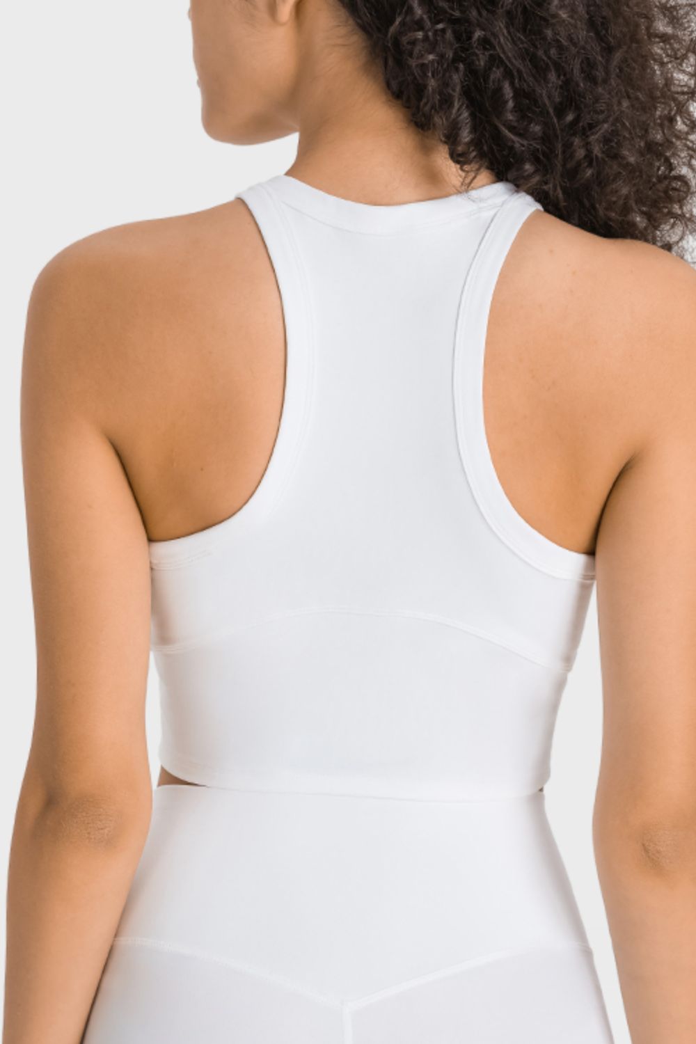 Millennia Racerback Cropped Sports Tank – Trendsi | ClozArt