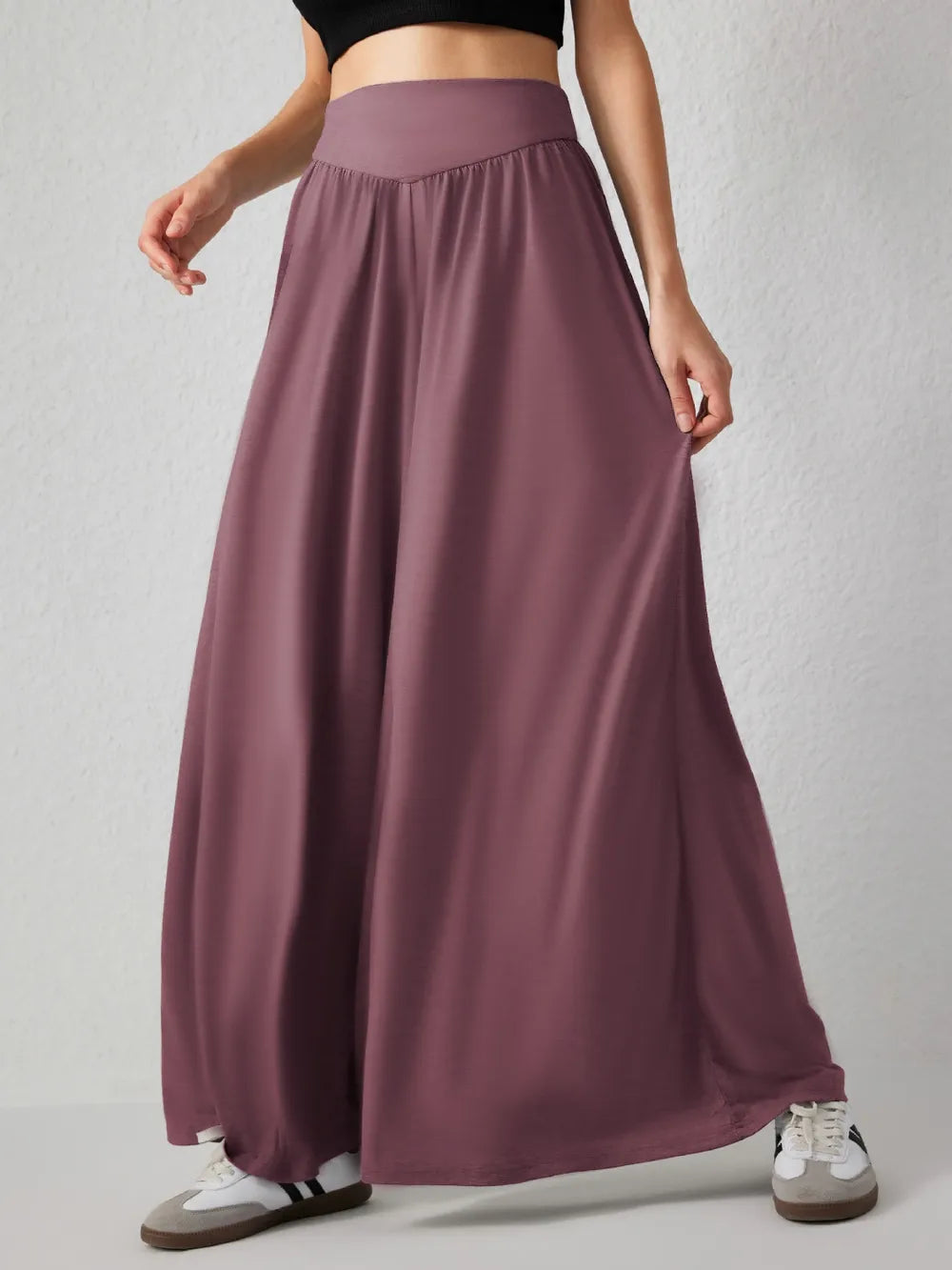 High Waist Wide Leg Pants – Trendsi | ClozArt