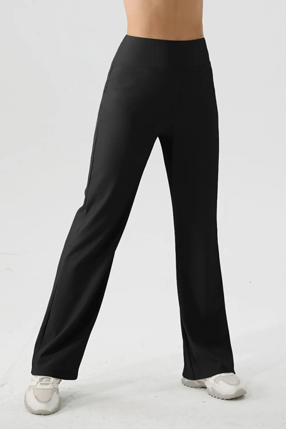 High Waist Straight Active Pants – Trendsi | ClozArt