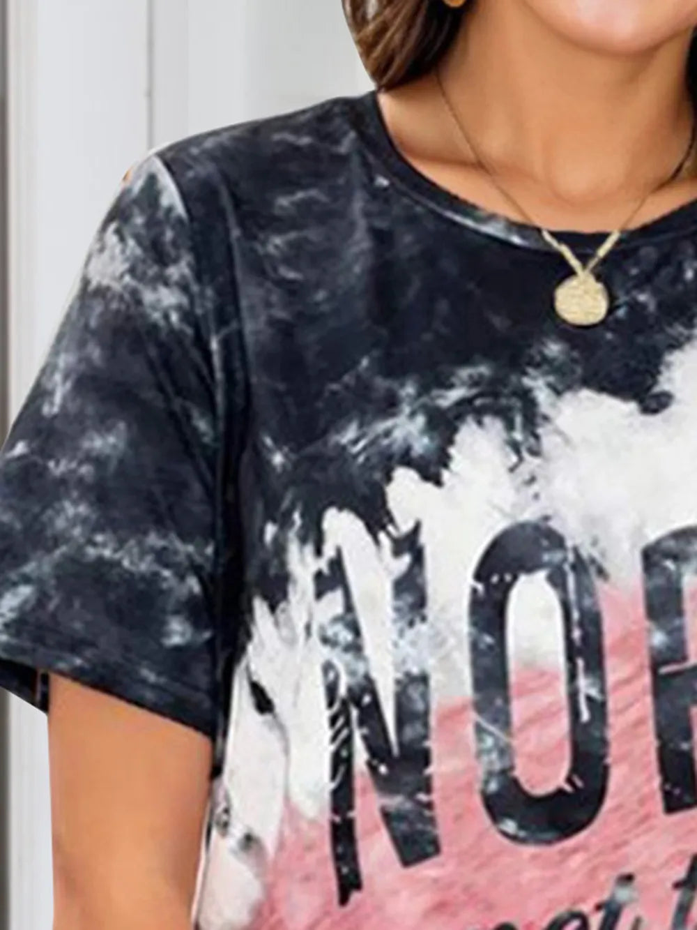 NOPE NOT TODAY Round Neck Short Sleeve T-Shirt – Trendsi | ClozArt