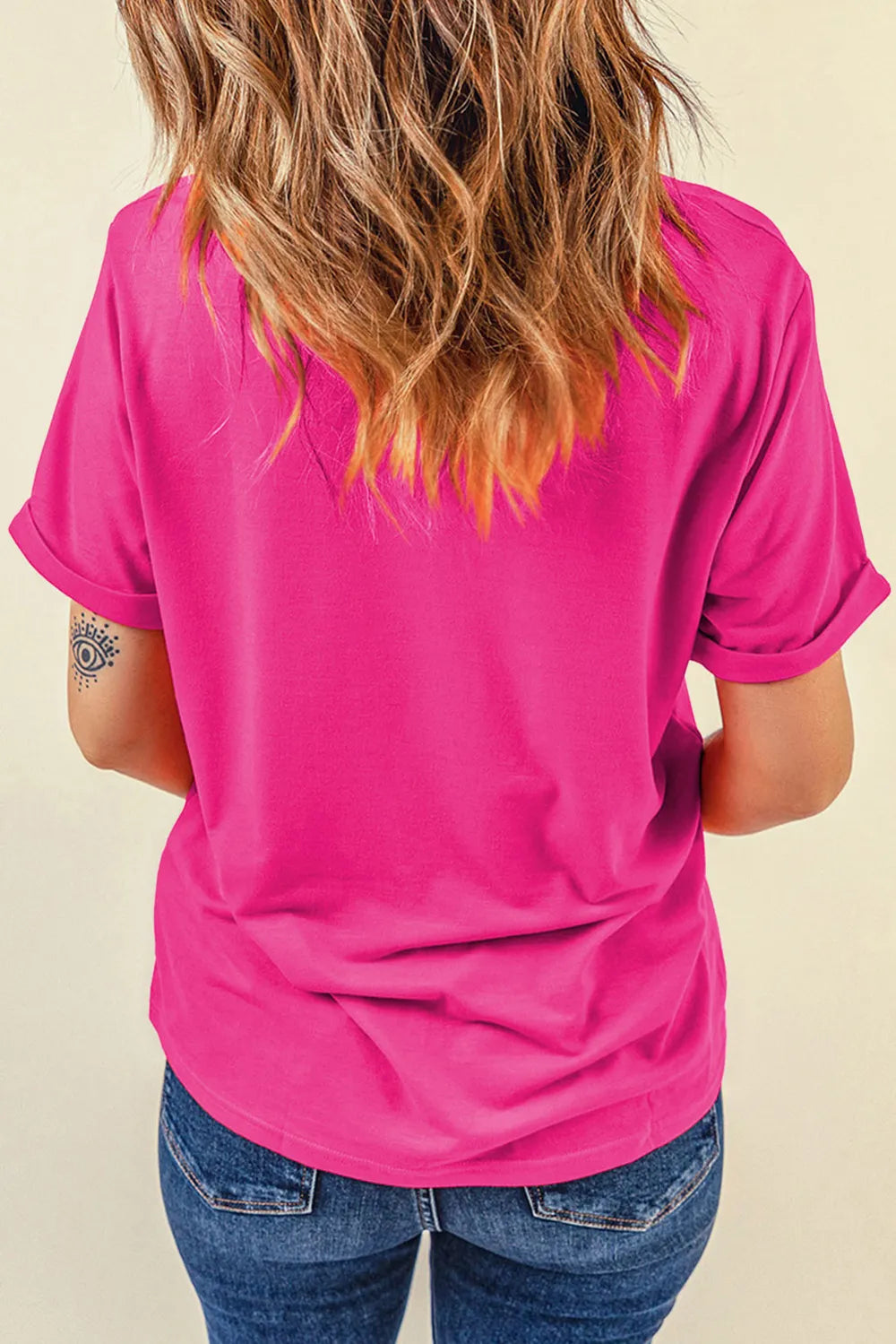 NASHVILLE Round Neck Short Sleeve T-Shirt – Trendsi | ClozArt