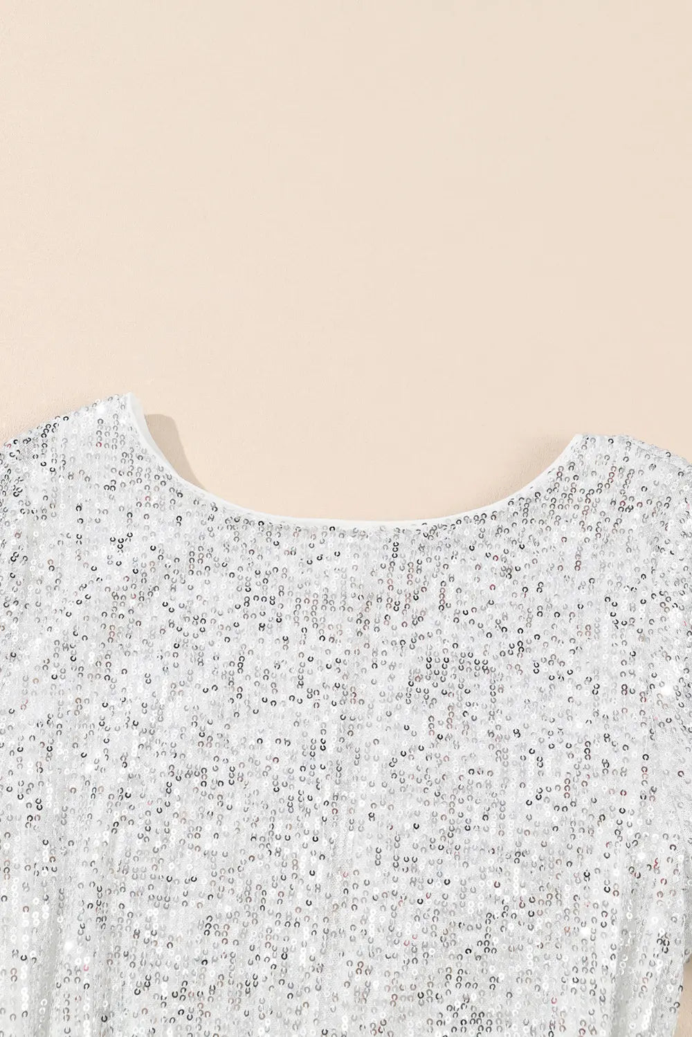 Sequin Tie Front T-Shirt Dress – Trendsi | ClozArt