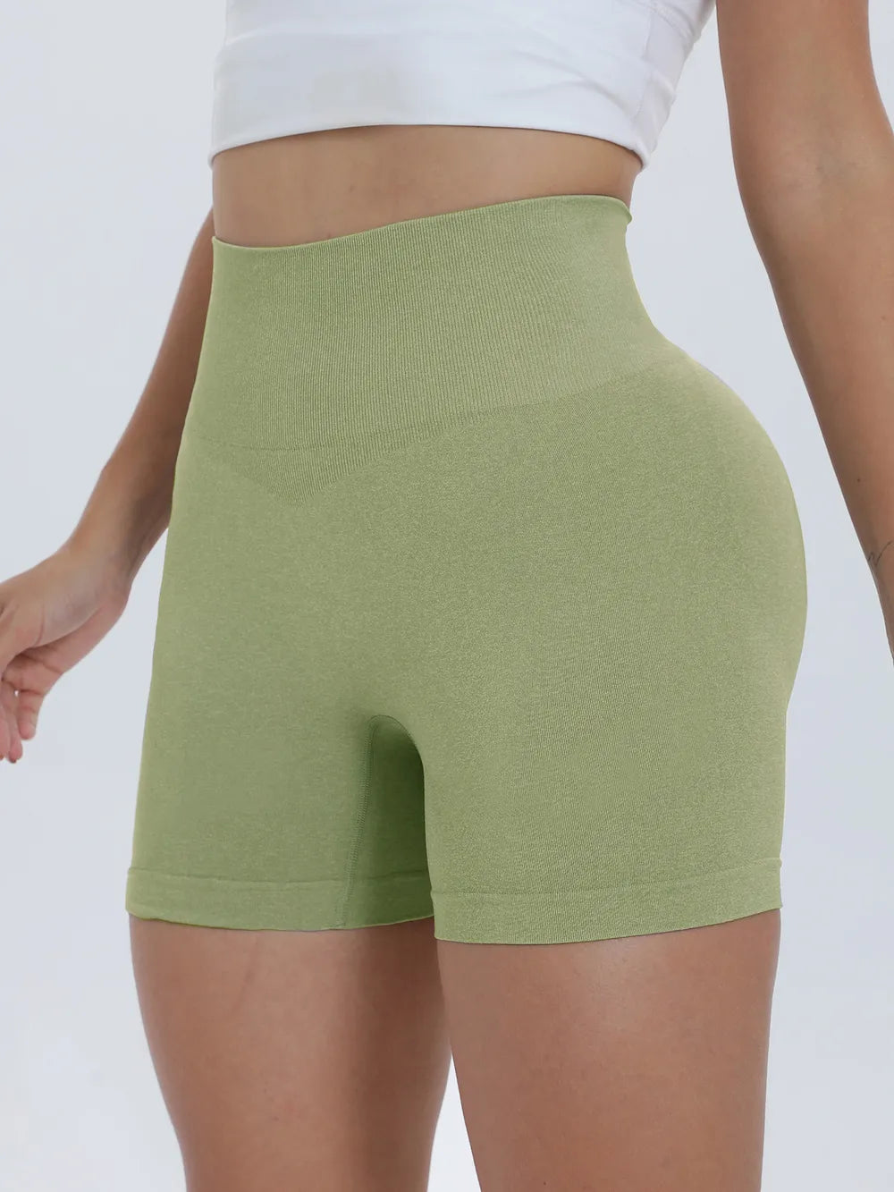 High Waist Active Shorts – Trendsi | ClozArt