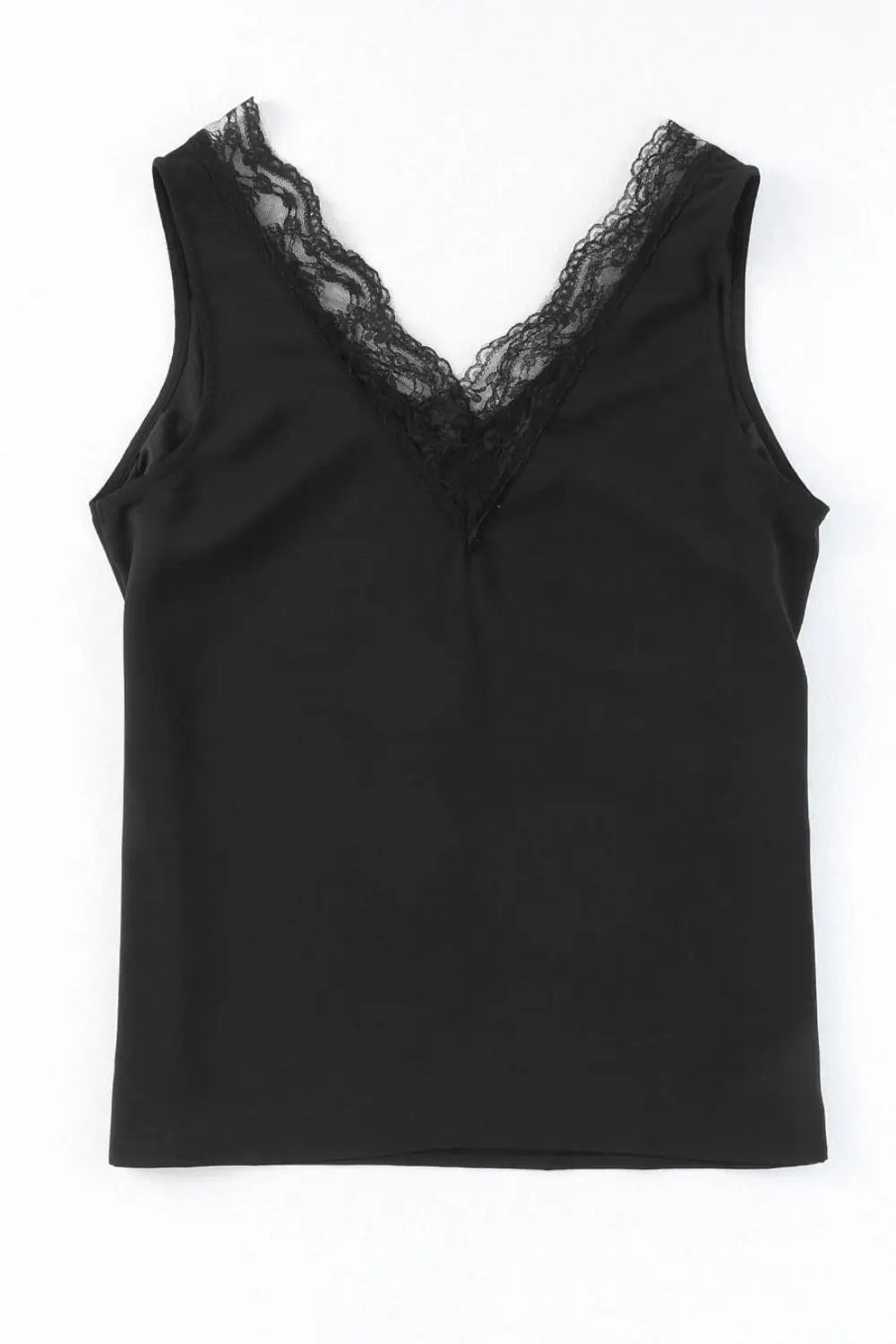 Lace Detail V-Neck Tank – Trendsi | ClozArt