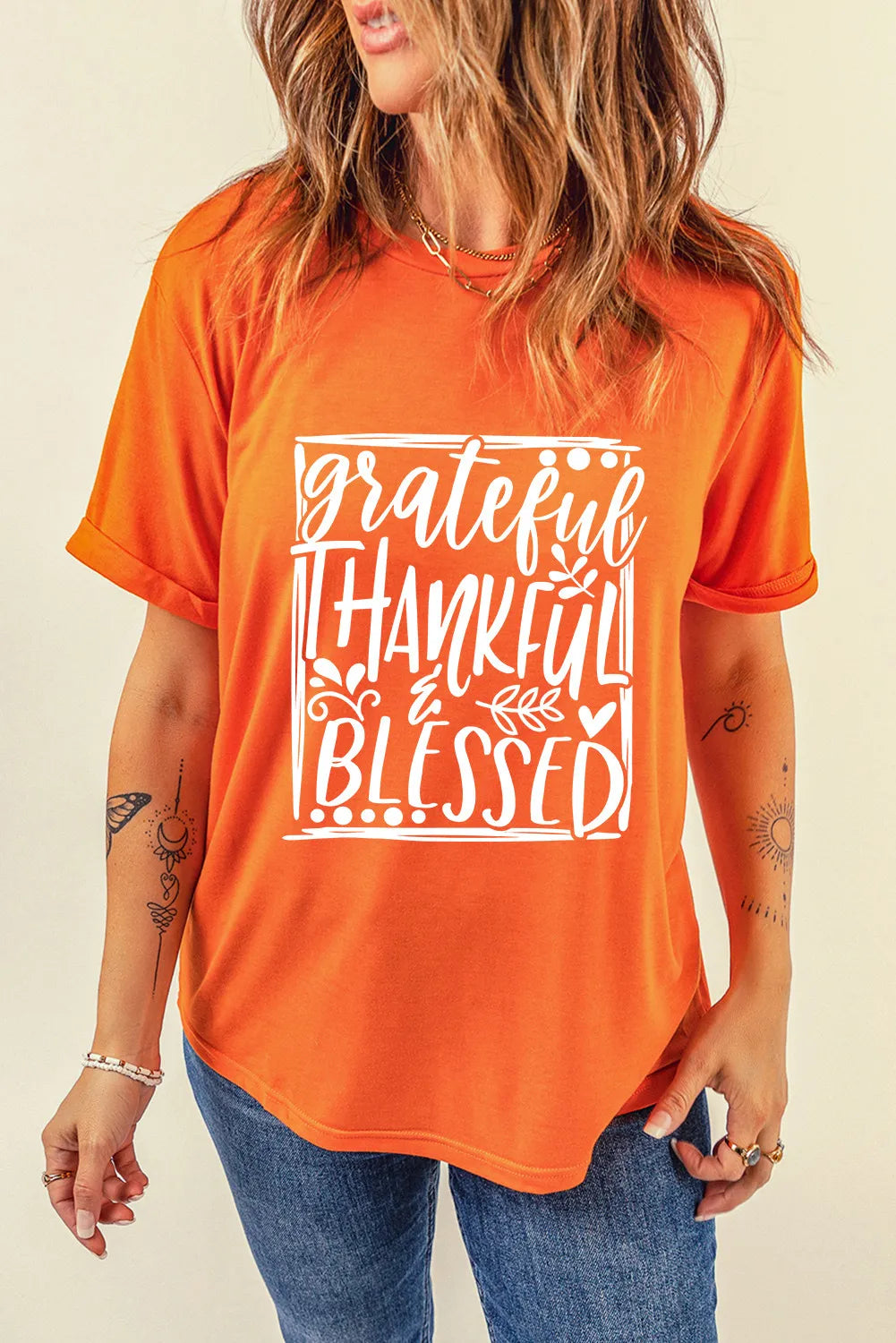 Letter Graphic Round Neck Short Sleeve T-Shirt – Trendsi | ClozArt
