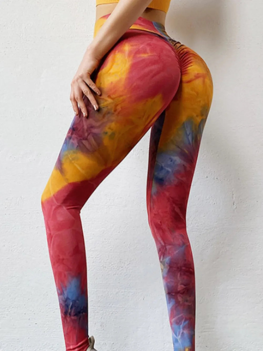 Tie-Dye High Waist Active Leggings – Trendsi | ClozArt
