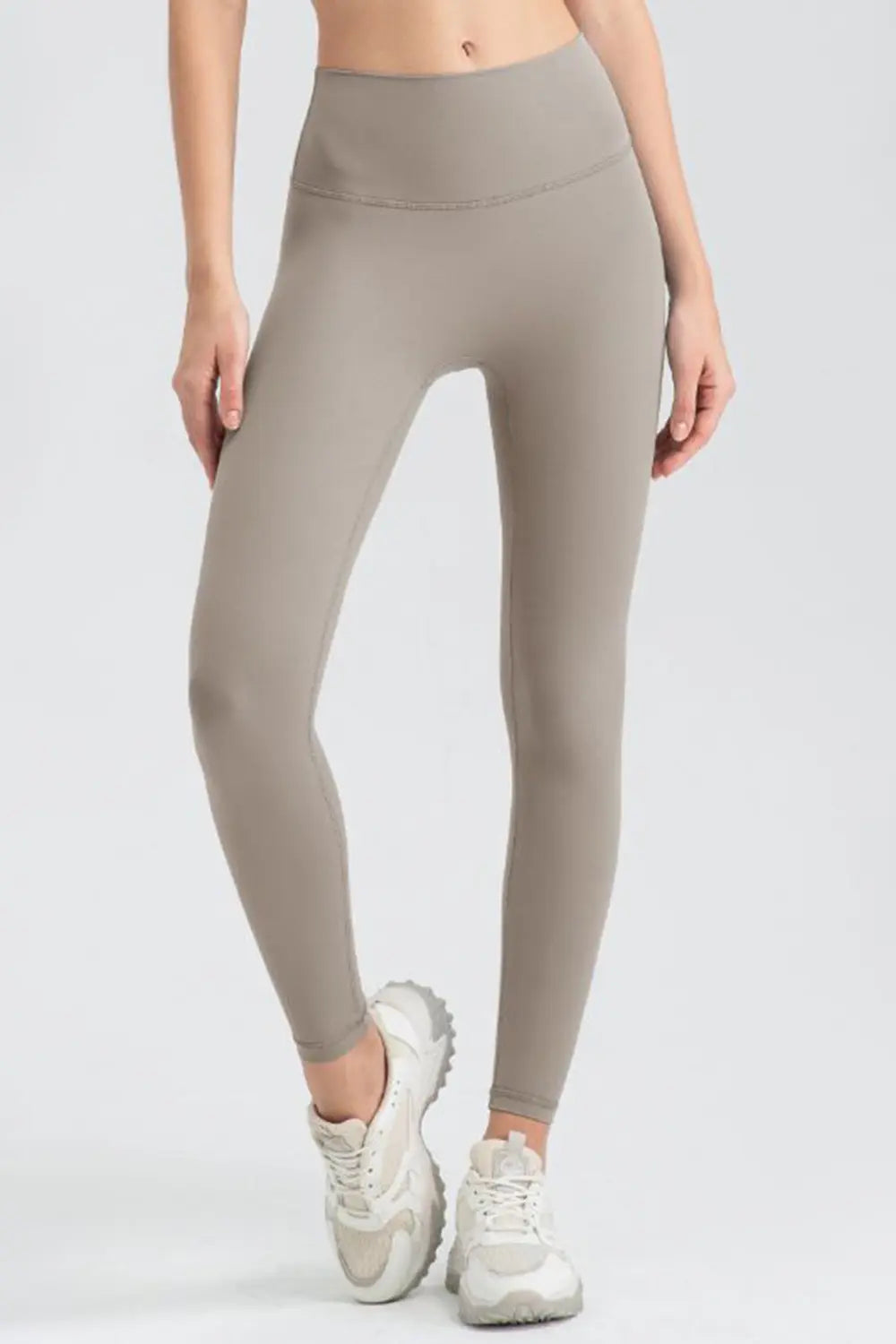 Wide Waistband Sport Leggings – Trendsi | ClozArt