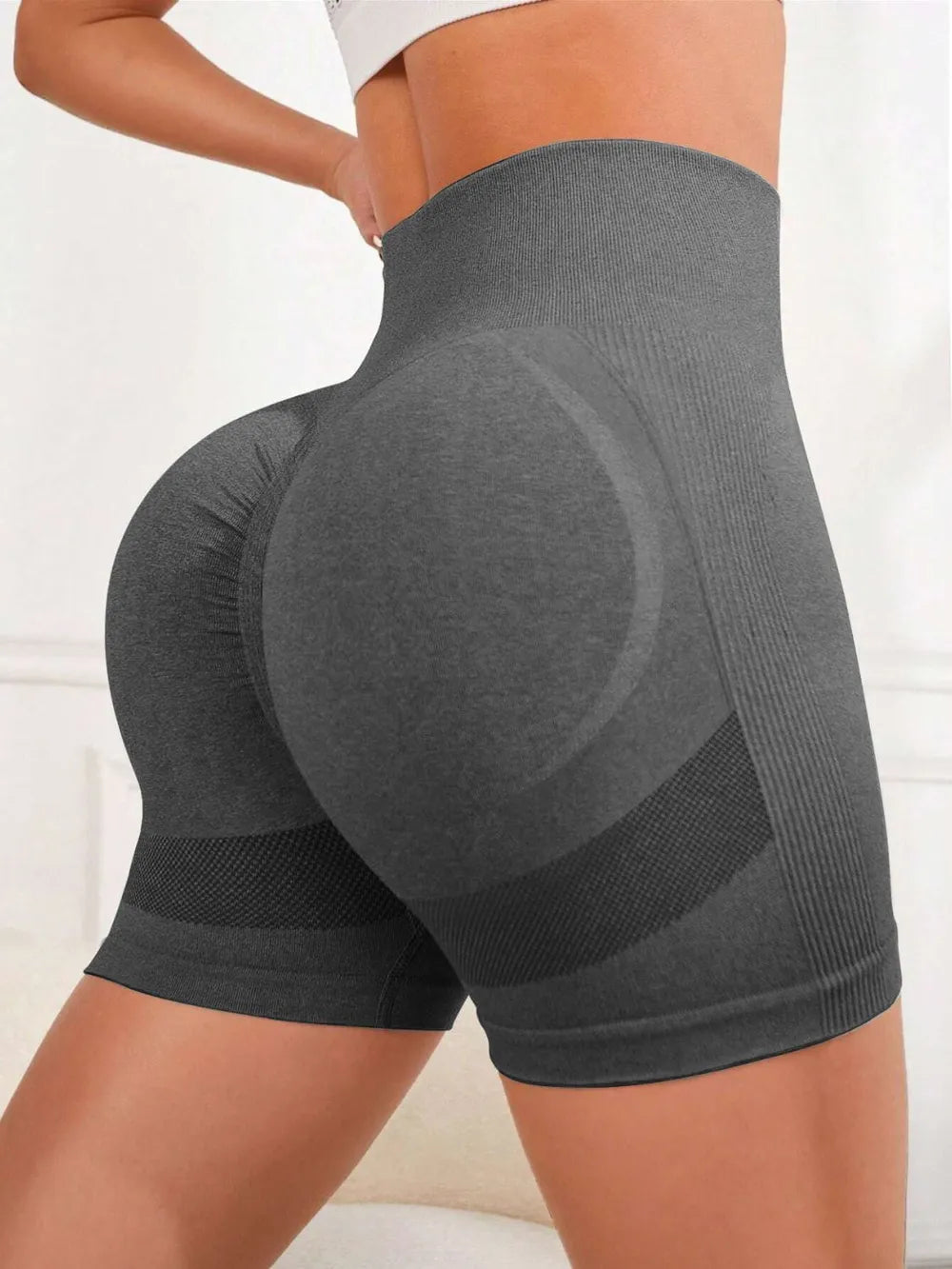 High Waist Active Shorts – Trendsi | ClozArt