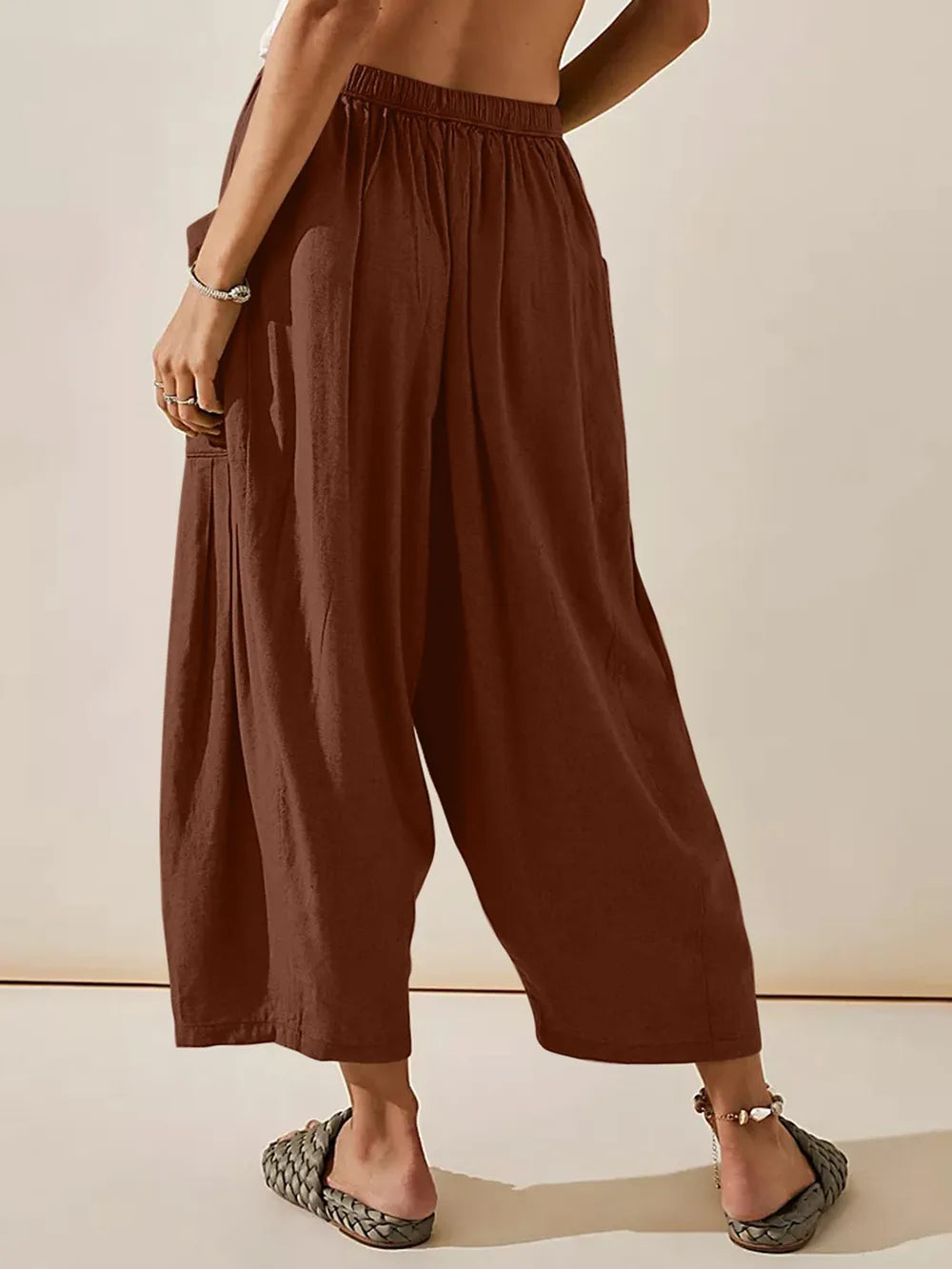 Full Size Wide Leg Pants with Pockets – Trendsi | ClozArt