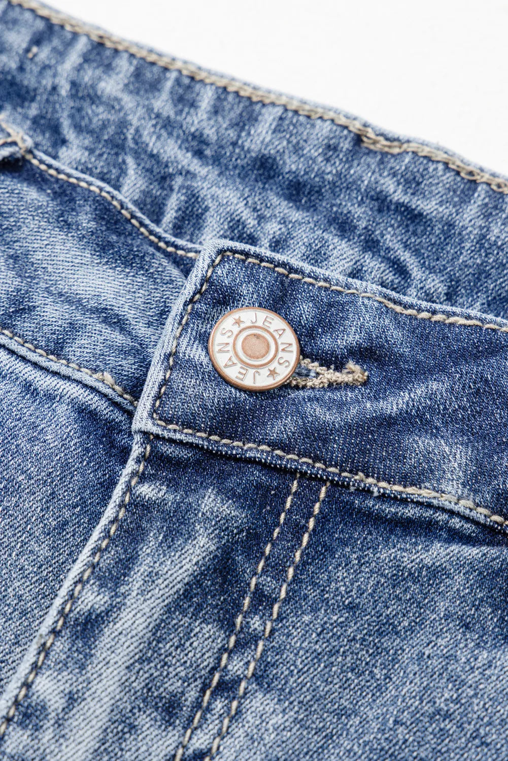 Distressed Raw Hem Bootcut Jeans – Trendsi | ClozArt