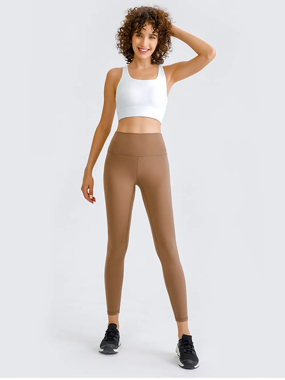 Millennia Double Take Square Neck Racerback Cropped Tank – Trendsi | ClozArt